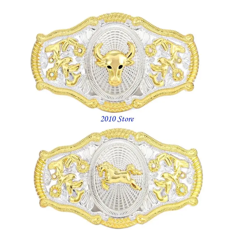 

F3MF Парки Панк -ремень Металлическая замена ретро для модного тренда Golden Golden