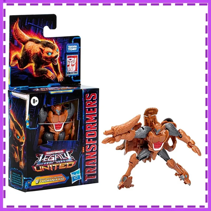 

Hasbro Tasmania Kid Трансформеры Legacy United Beast Wars II Universe ПВХ Оригинальная аниме-фигурка Модель игрушки в полке