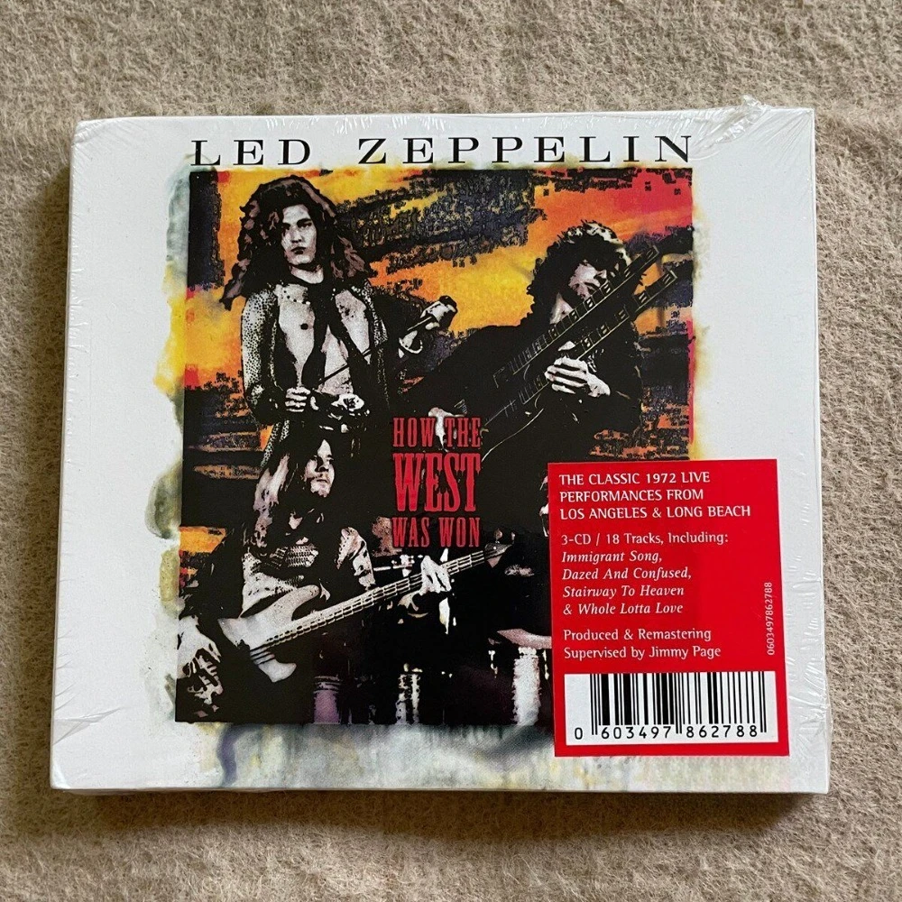 

Led Zeppelin How the West Was Won 3CD 2018 Remastered Classic Hard Rock Live Album Brand New Sealed