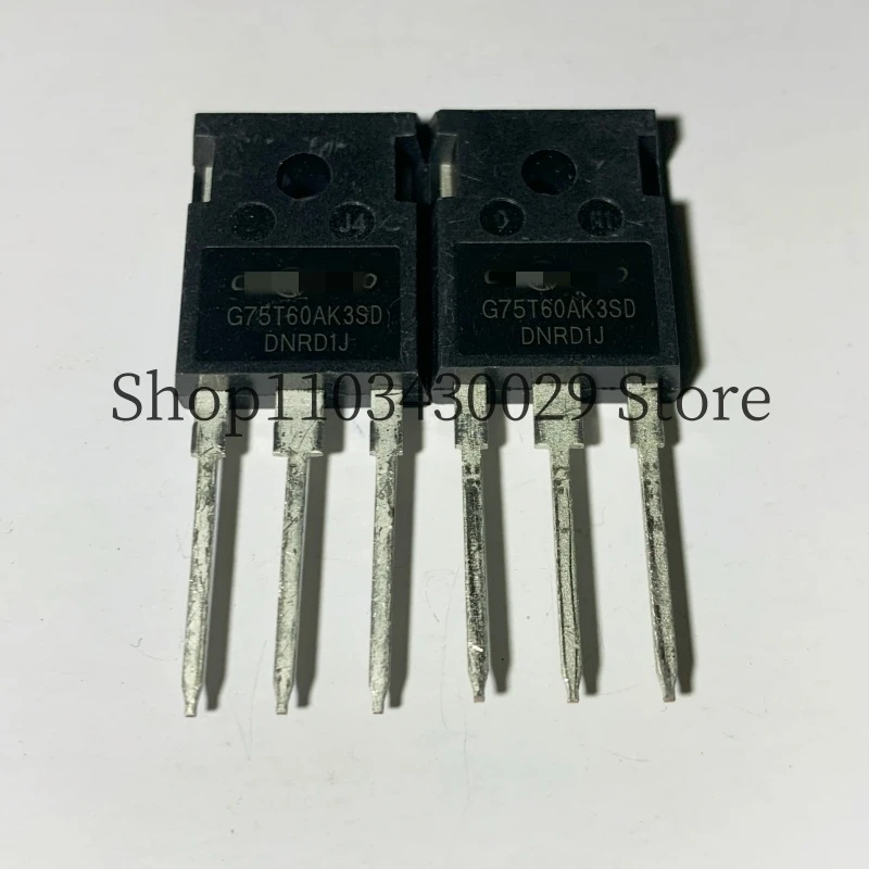 10PCS New and Authentic CRG75T60AK3SD G75T60AK3SD TO-247 75A600V IGBT Power Tube