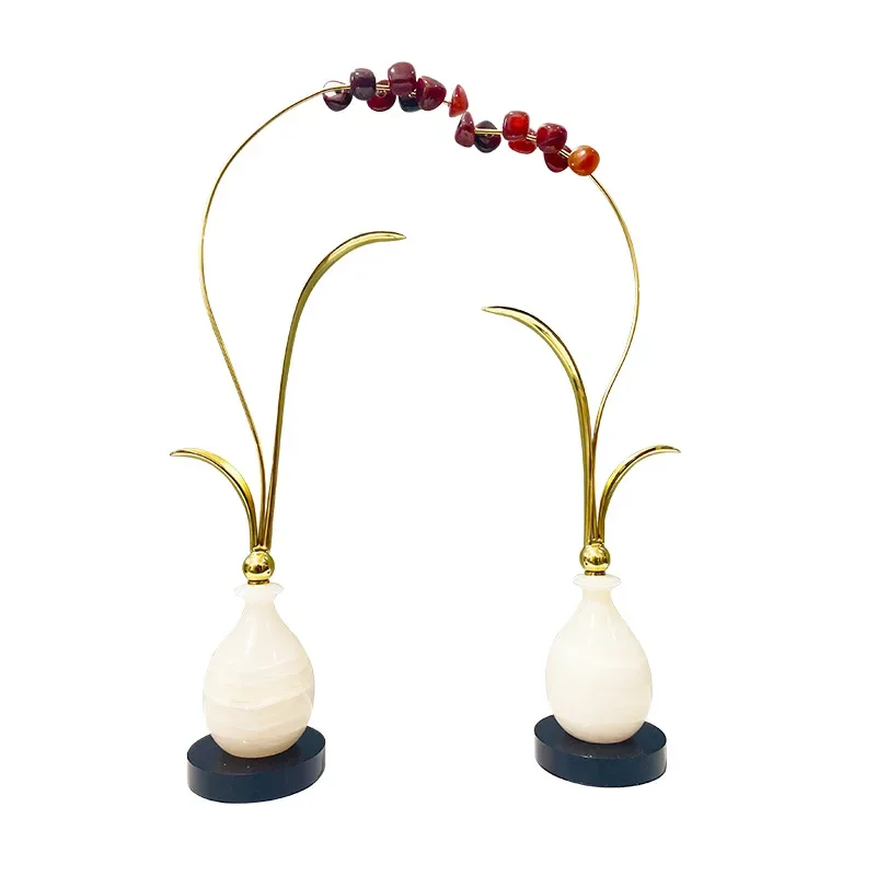 

Light luxury, agate rich fruit ornament, high-end sense, handicrafts