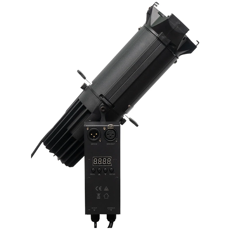 

40 Вт Мини Масштабируемый 2IN1 Теплый Холодный Белый или 4IN1 Прожектор RGBL Профиля Ручная Резка Следующий Проектор для Художественной Выставки