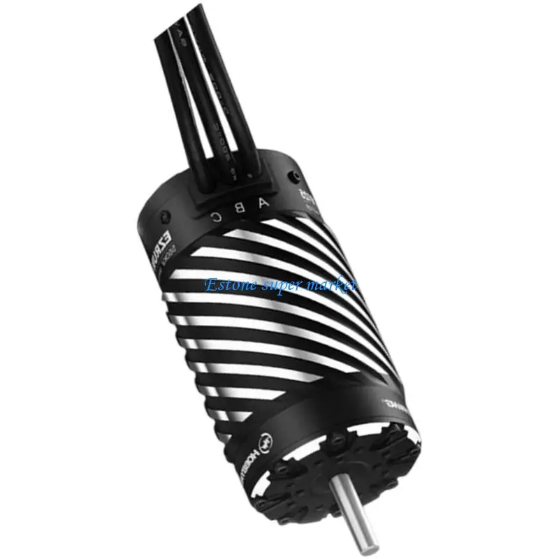 090B High Performances Remote Control Car Brushless Motor 300A ESC Combo for 1/5 Model Car Programming Card