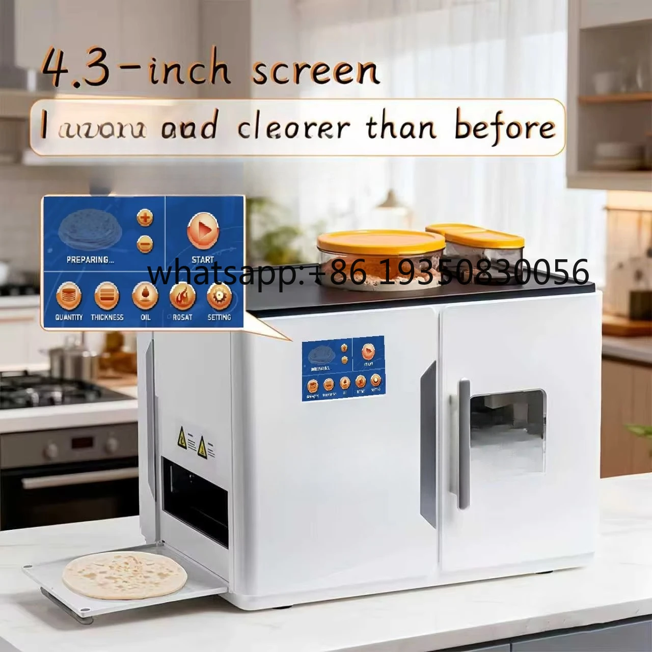 Rotimatic Electric Automatic Energy-Saving Roti & Chapati Maker Machine for Household Commercial & Outdoor Use