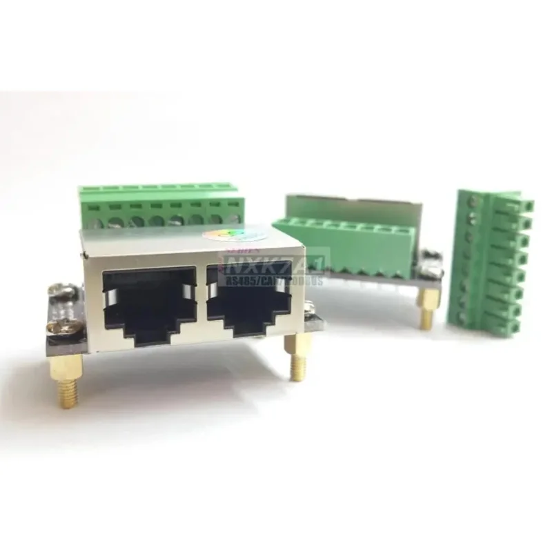RS485 Modbus CAN Industrial Controller Bus Communication Node Hub Connector RJ45 Intercommunication Network Port