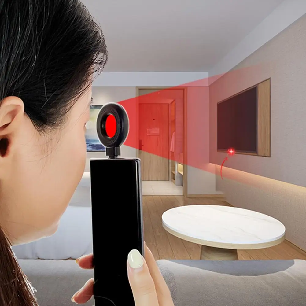 S300 Camera Detectors Infrared Scanning Light Anti-Spy Detector Tracker Hidden Camera Finder With USB C Port For Home Office