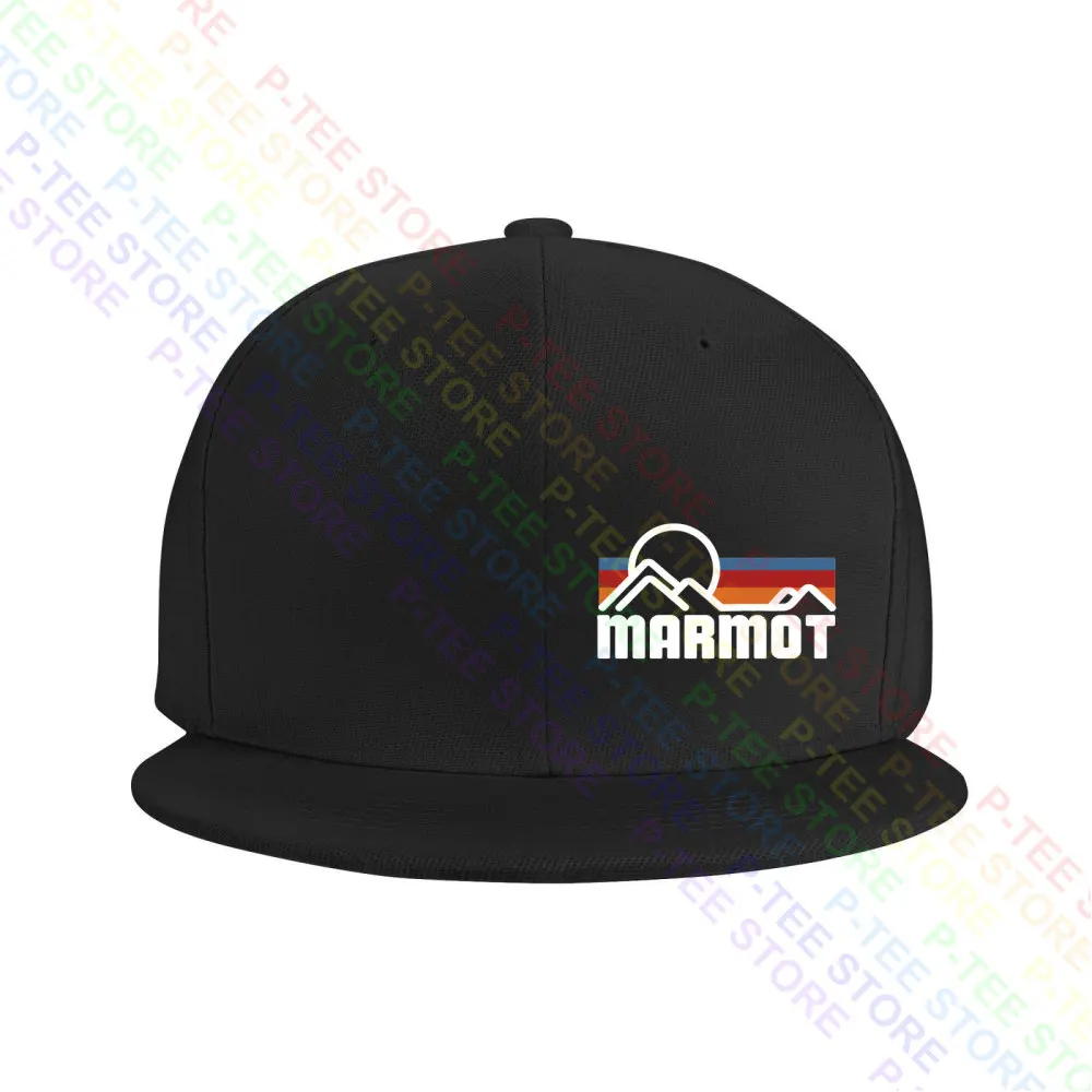 Marmot costeiro Baseball Cap, malha balde chapéu, urze de carvão vegetal, Skyline, Snapback Caps, 02