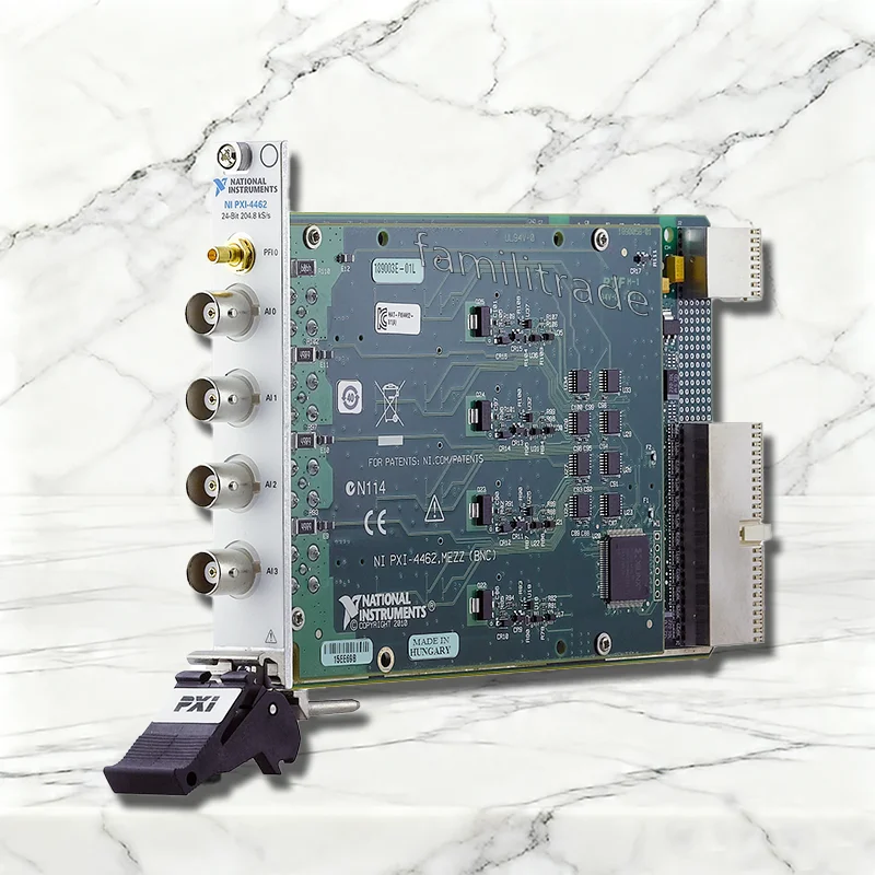National Instruments NI PXI-4462 779688-01 4-Ch 204.8kS/s 24-Bit Sound & Vibration Module DSA PXI 100% testing completed