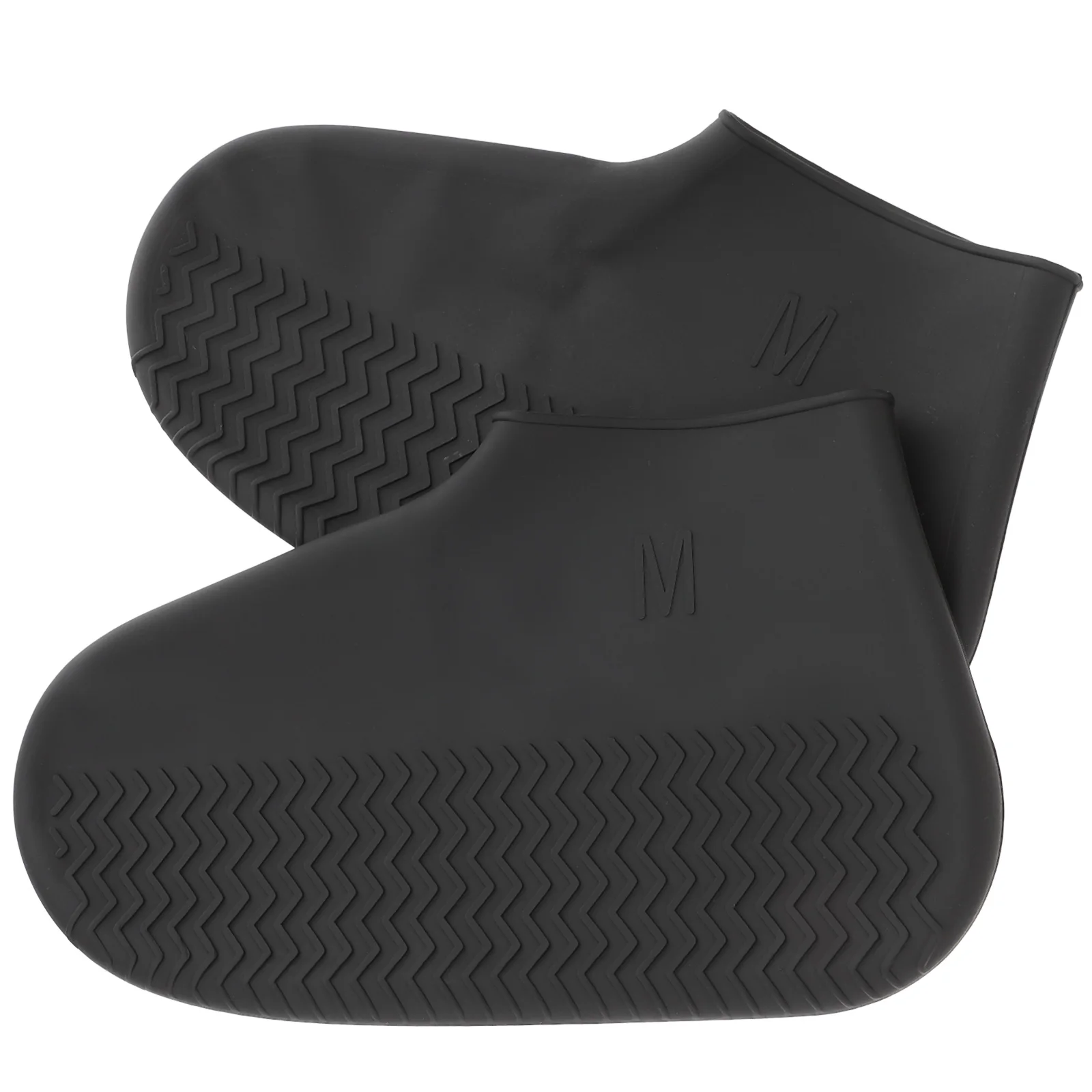 

Rainproof Shoes Waterproof Cover Covers for Outdoor Protectors Silicon Black Women's