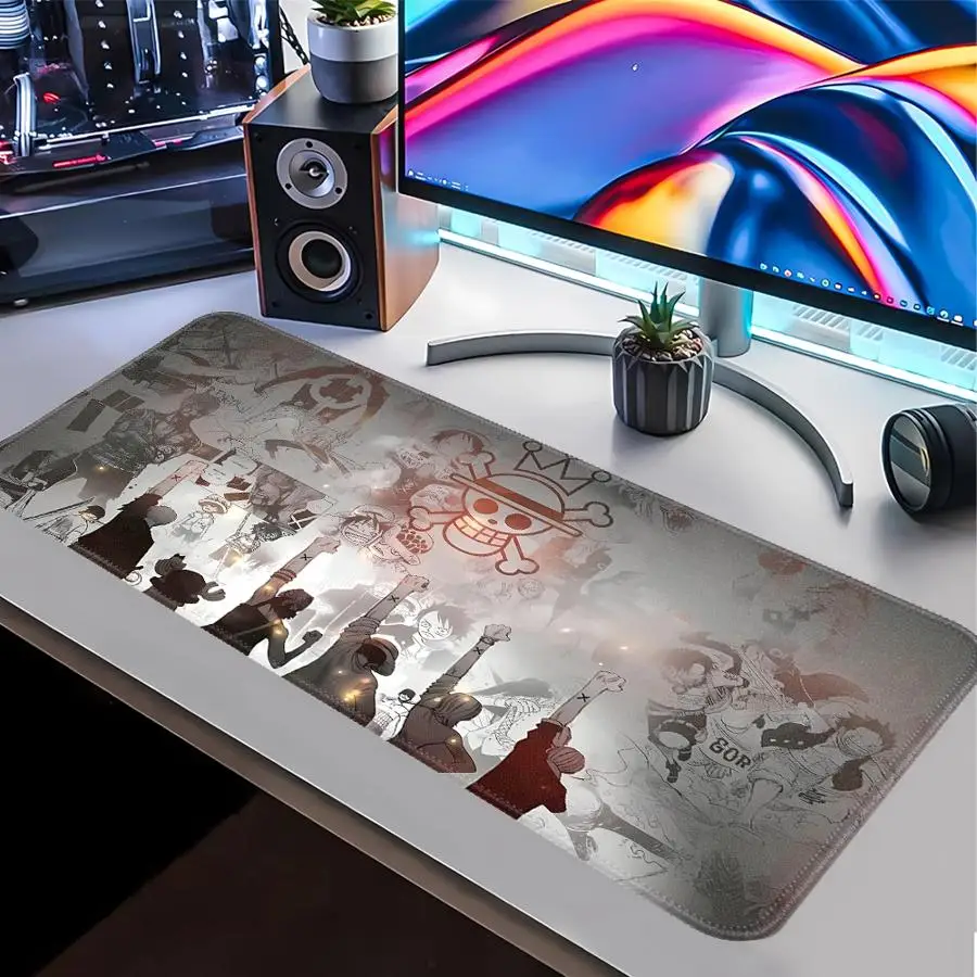 Mouse Pad office Pad Game Console Pad Desk accessories Keyboard Mouse Pad Computer Laptop Pad rubber OneS PieceS ZoroS