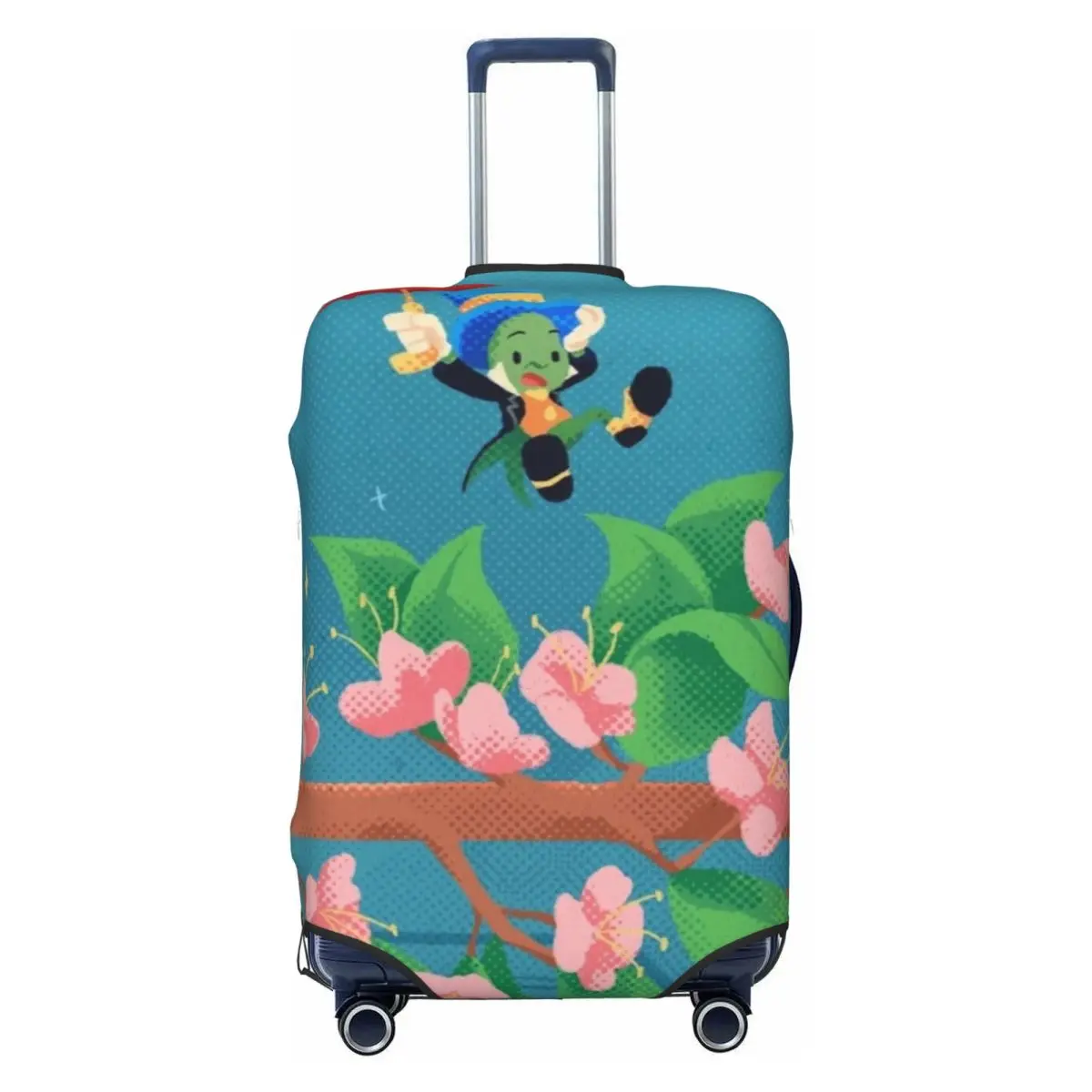 

Чехол для багажа с изображением мультяшного персонажа Пиноккио, милый защитный чехол для чемодана, подходит для чемоданов 18-32 дюймов