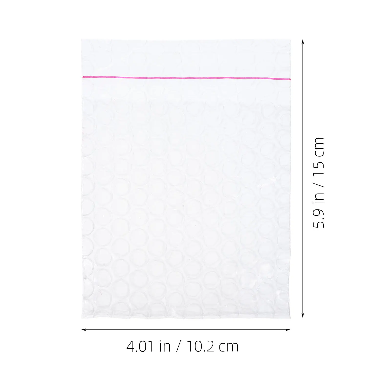 50Pcs Shockproof Bubble Bags Thickened Padded Plastic Mailers Clear Shipping Packaging Bags for Small Business Jewelry