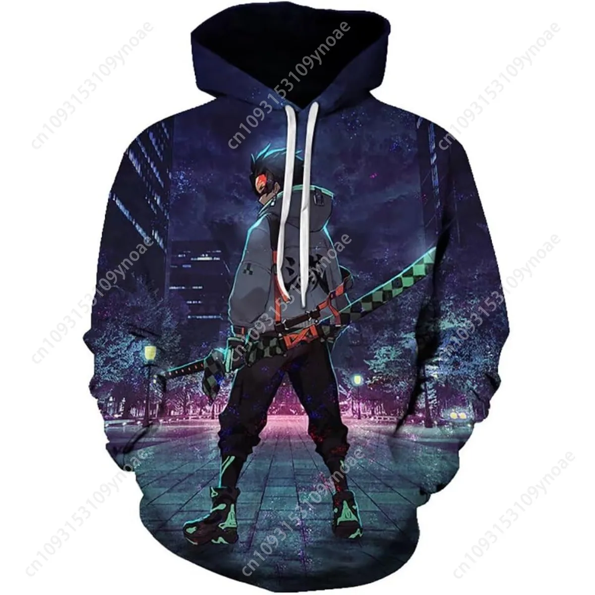 Kamado Nezuko Cartoon Anime Hoodie Men Women 3D Printed Cotton Hooded Sweatshirt Pullover Tops Outerwear Long Sleeve Hoodies