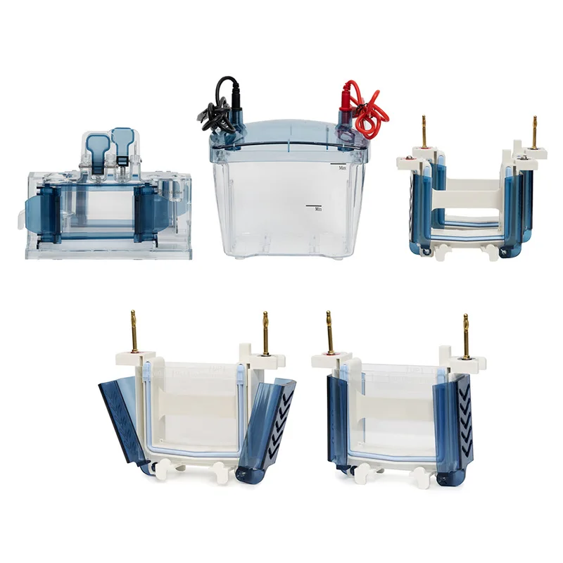 2024 new split type integrated blue light horizontal electrophoresis instrument transfer tank