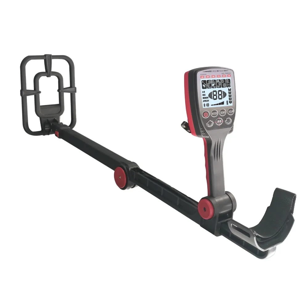 High Sensitivity TX-610 Underground Foldable Metal Detector Gold Finding Distinguish Ferrous PinPoint Detection