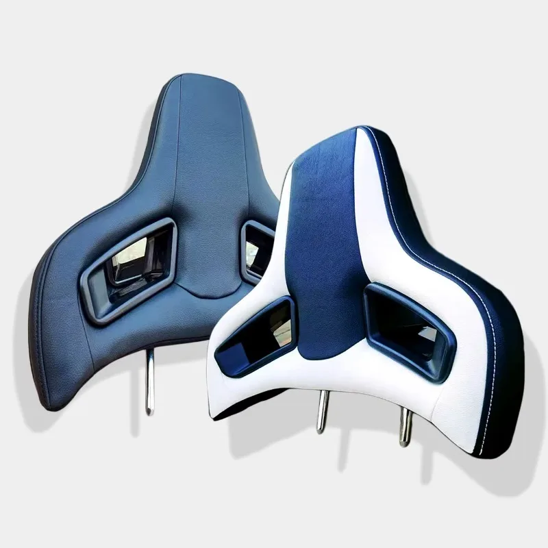 High Quality Leather Sport Bucket Racing Seat Headrest with Custom Top for Universal Fitment Model