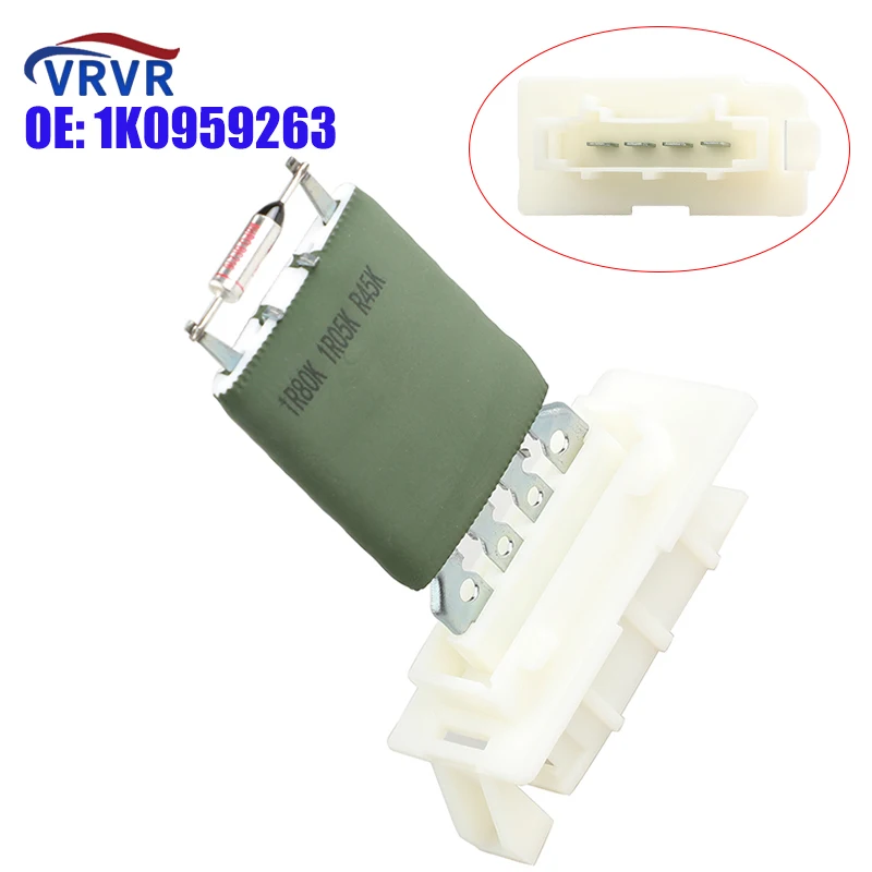 VRVR 1K0959263  Heater Motor Blower Resistor 1K0959263B 1K0959263A For VW Jetta Golf Passat Rabbit