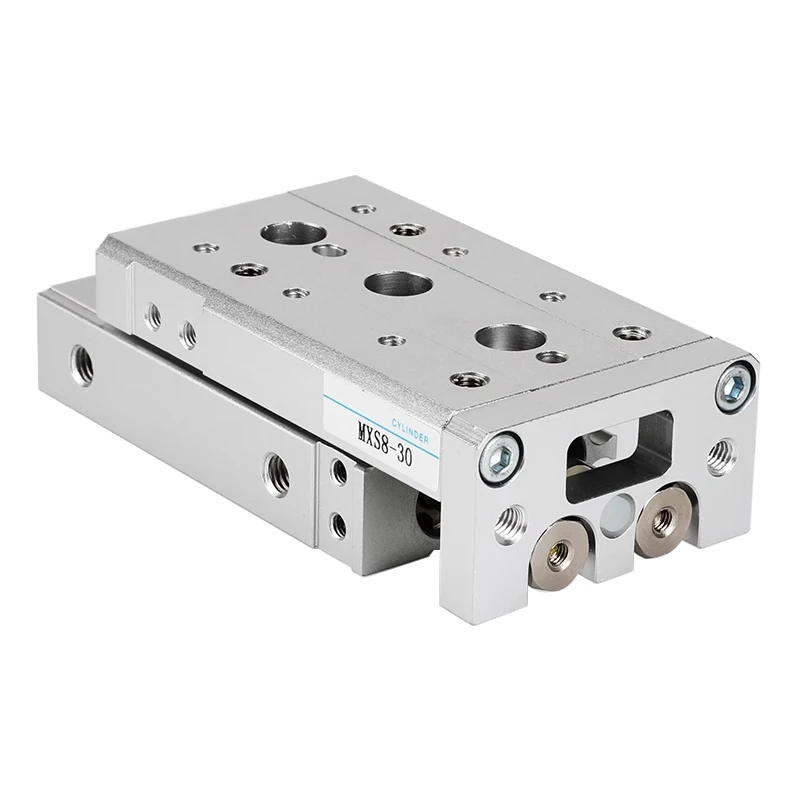 MXS6 MXS8 MXS12 MXS16 MXS20 MXS25-10/20/30/40/50/75/100/125/150mm Double Acting Air Slide Table MXS Pneumatic Air Cylinder