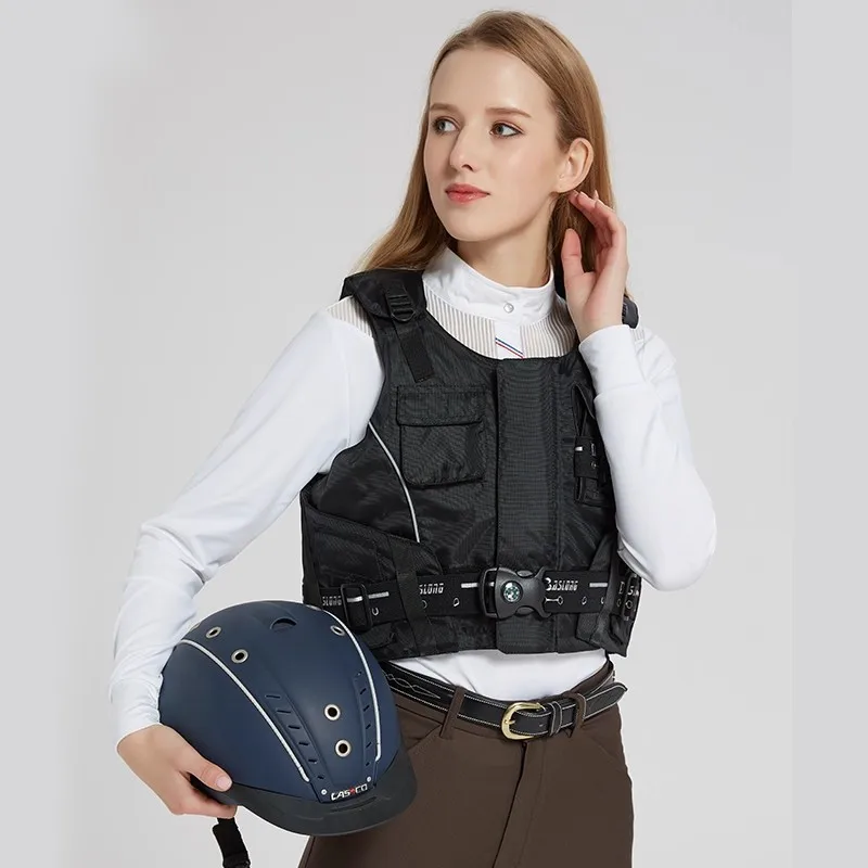 

Equestrian Body Protector, Four-Season Protective Vest for Adults, Thickened Equestrian Protective Gear and Riding Equipment