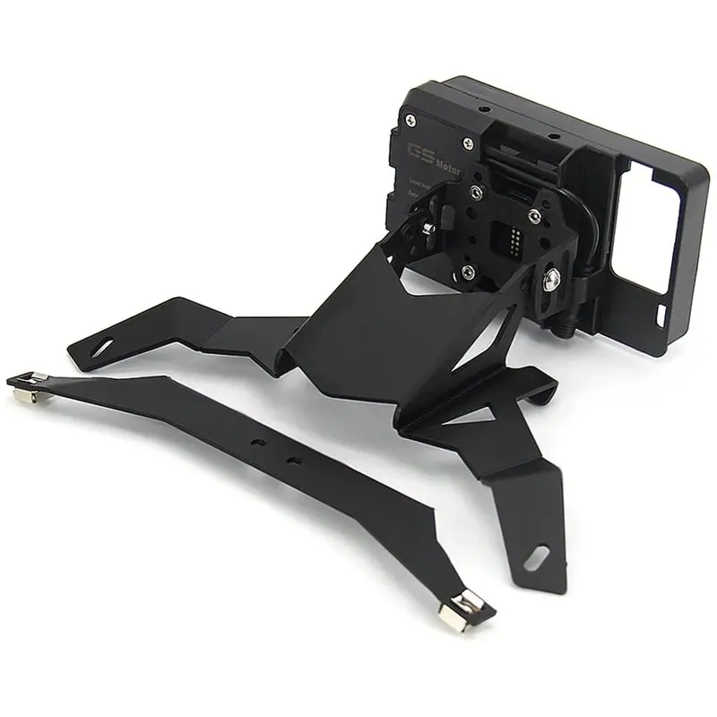 Durable GPS Navigation Bracket Mounting Kit For Motorcycle USB Charging Plate Holder For BMW R 1200 RT 2010 2011 2012 2013 Phone