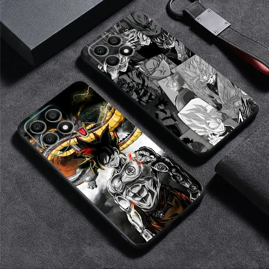 

Black Soft Shell Phone Case for Honor X6 X7c X8a X9a X7b X6a X8c Magic5 Lite X8 X8b 8X X5b 90 Pro X7 X9c 70 X9b Dragon Ball