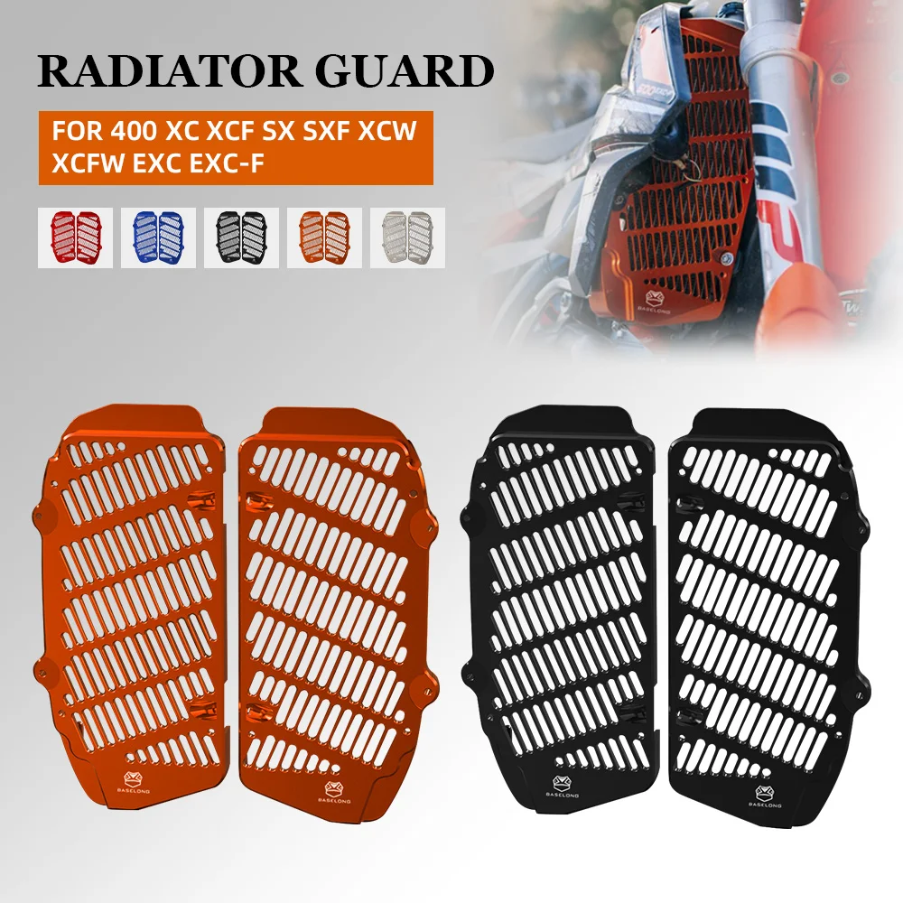 Radiator Grille Guard Cover Protector For 400 XC XCF SX SXF XCW XCFW EXC EXC-F TPI Six Days 400 2018 2019 2020 2021 2022 2023