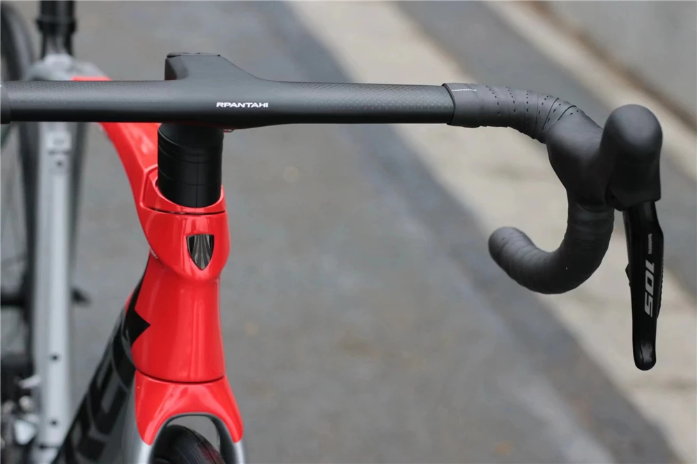 Rpantahi-統合ロードバイクハンドルバー,カーボンファイバー,完全な