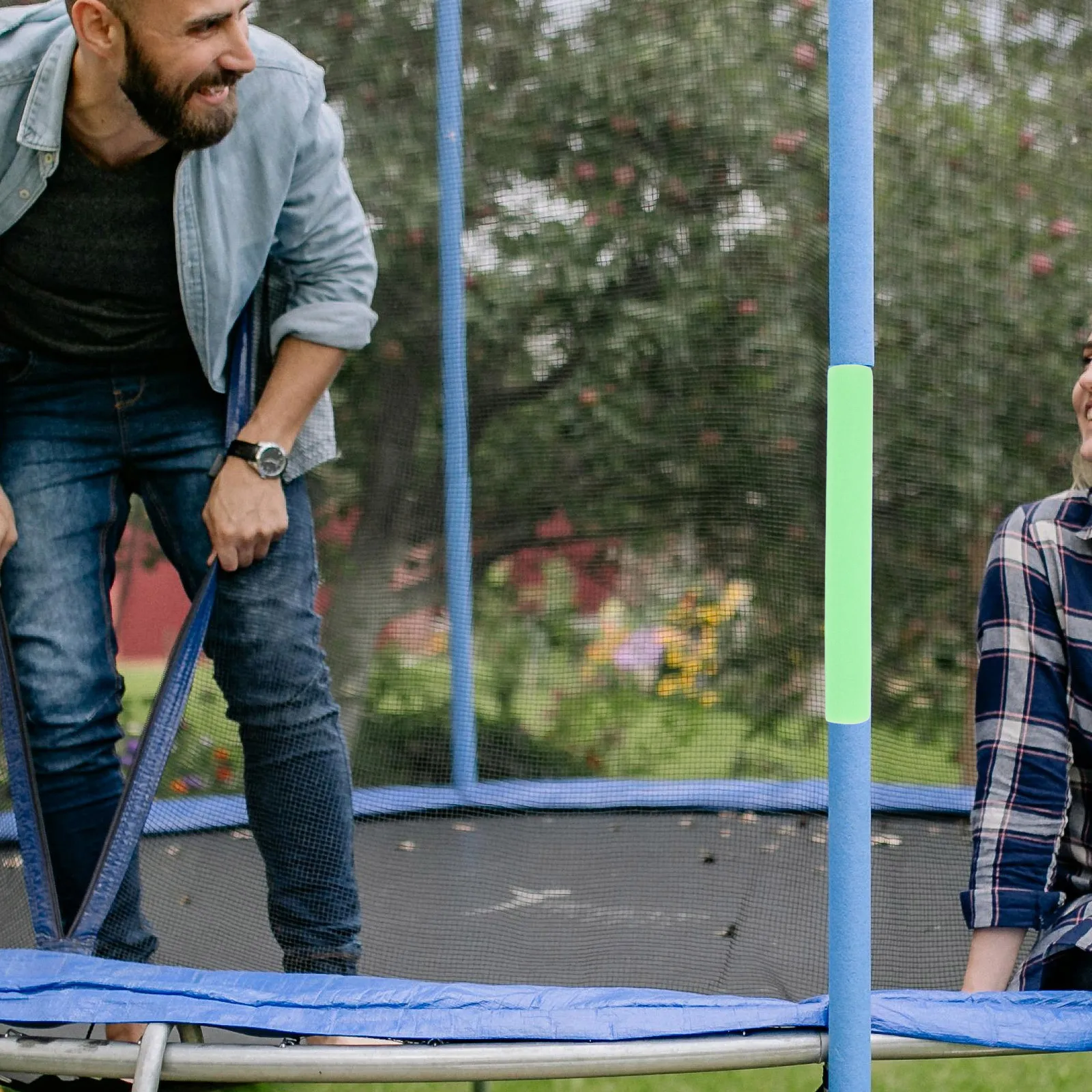 Mangas de tubo de espuma para trampolín, cubierta protectora anticolisión para fideos huecos para piscina, postes de cama para saltar, seguridad para niños, 12 Uds.