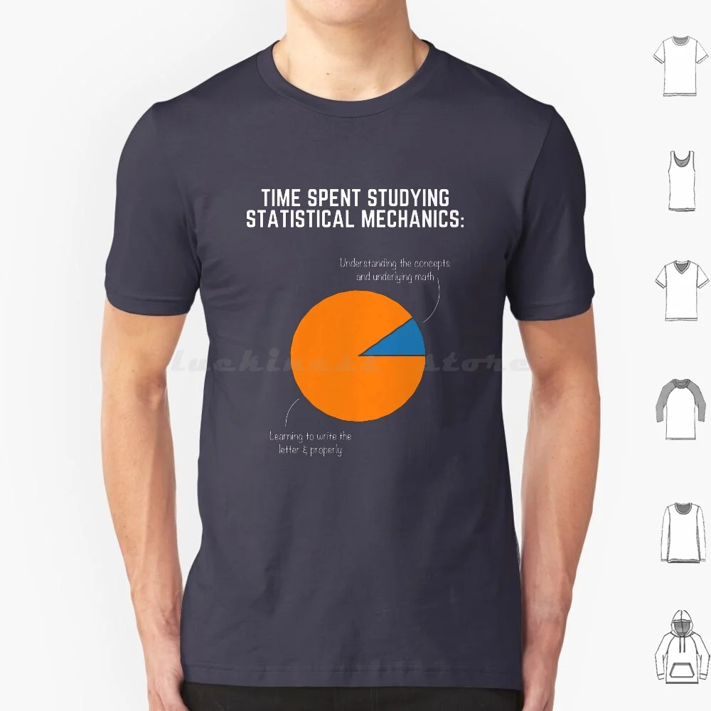Statistical Mechanics T Shirt 6xl Cotton Cool Tee Physics Scientist Science Student Engineering Engineer Chemistry Physicist