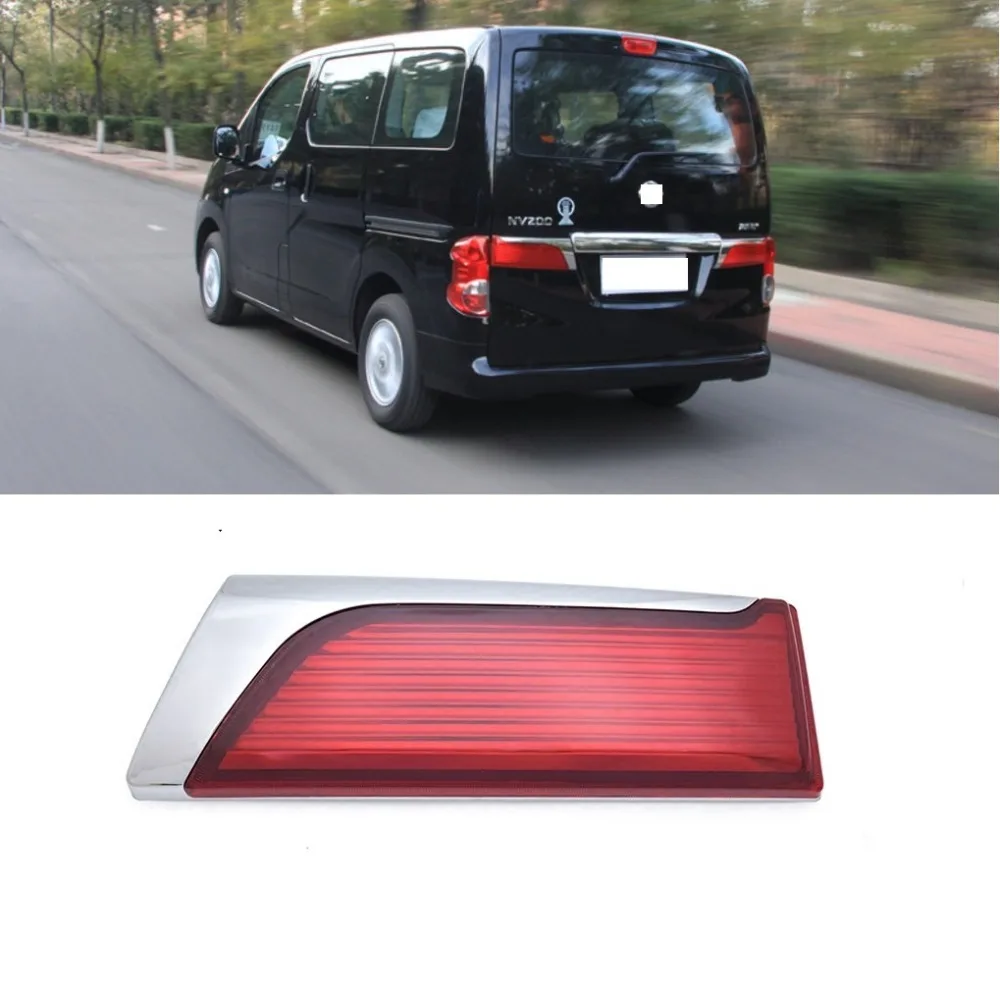 CAPQX For Nissan NV200 Rear Bumper Brake light Reflector Brake Light Tail Light Taillight Taillamp Rear Lights Cover