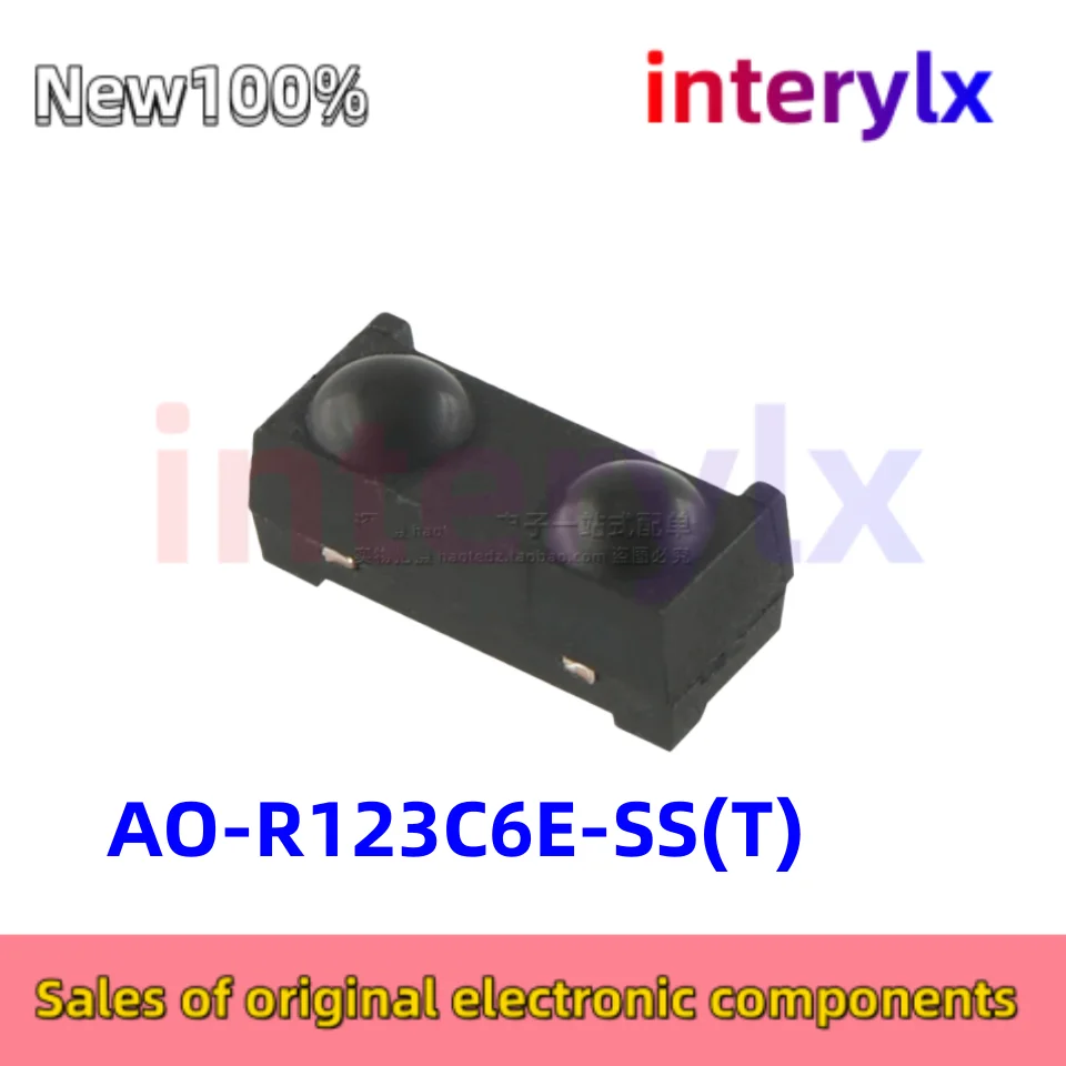10Pcs/Lot Original Dual PD Infrared Receiver Head AO-R123C6E AO-R123C6E-SS(T)  AO-R123C6E-SS SMD 4-pin 2 receiving points