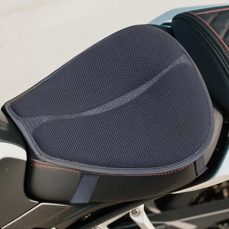 

Подушка сиденья мотоцикла, 3D пассажирское сиденье мотоцикла, противоскользящий чехол, дышащий коврик для снятия давления для вождения на большие расстояния