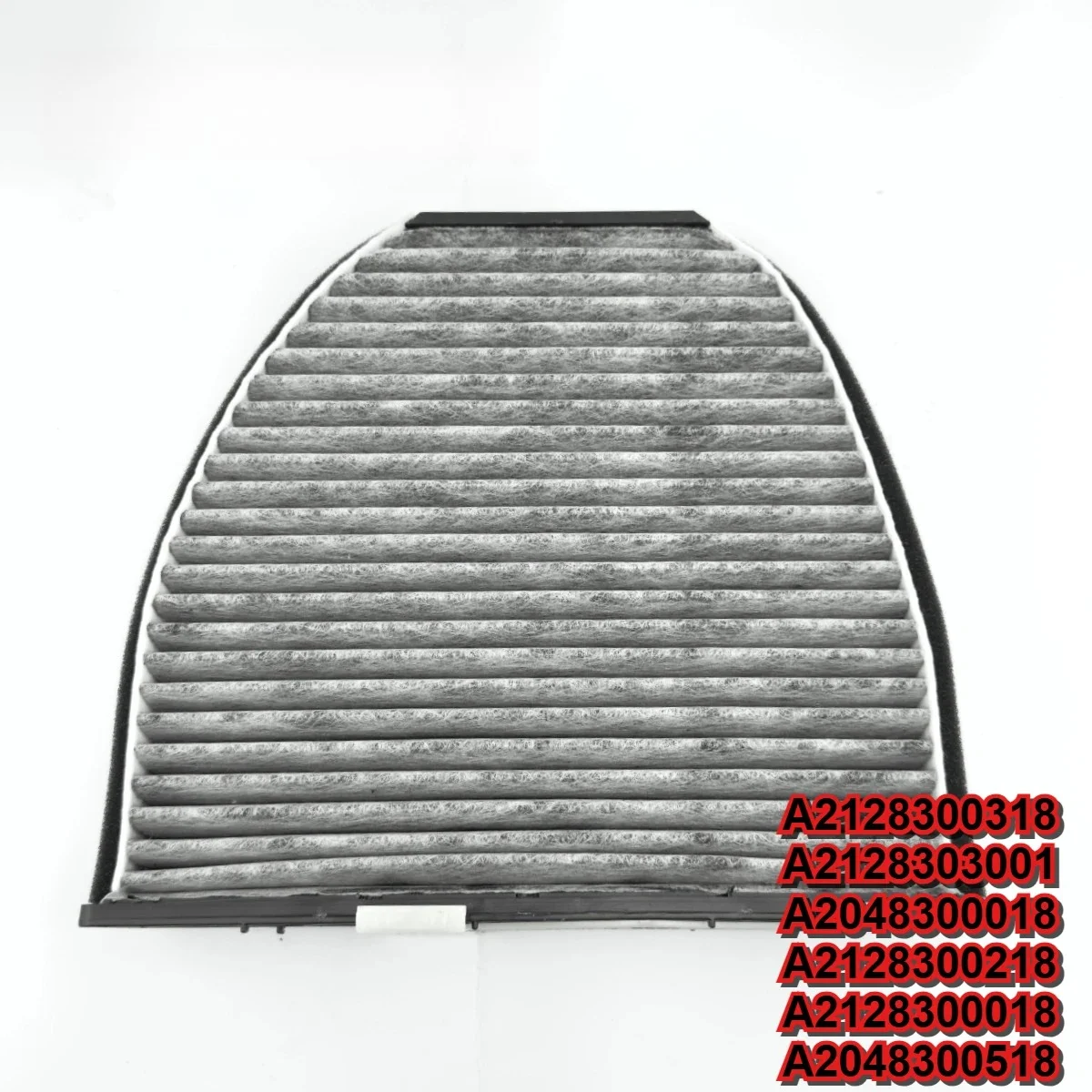 

A2128300318 A2128303001 A2048300018 A2128300218 Cabin Air Filter High Efficiency Activated Carbon Filter Replacement Parts