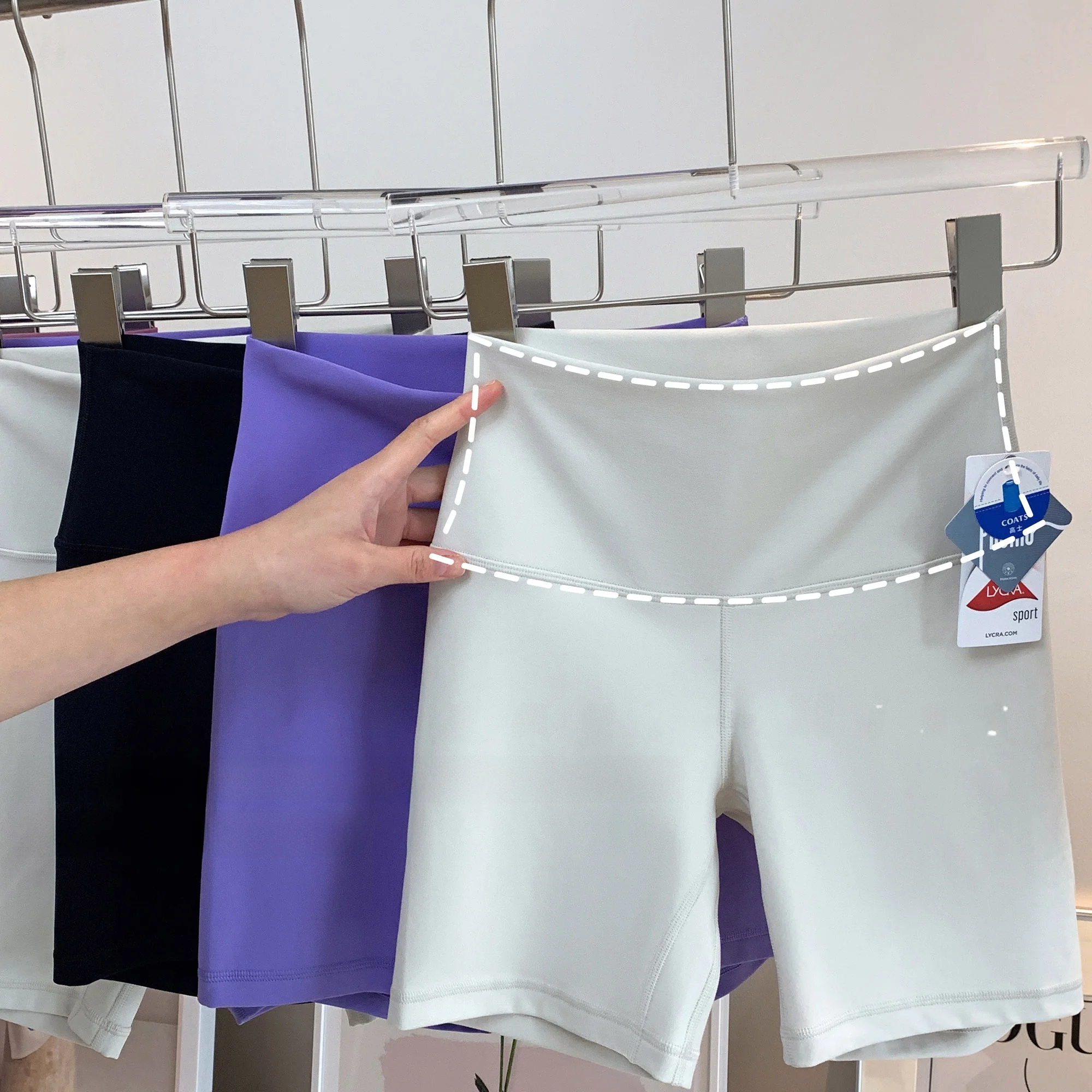 초부드러운 피부 친화적인 요가 팬츠 여성용 슬리밍 베이스 레이어 팬츠 복부 조절 힙업 스포츠 팬츠