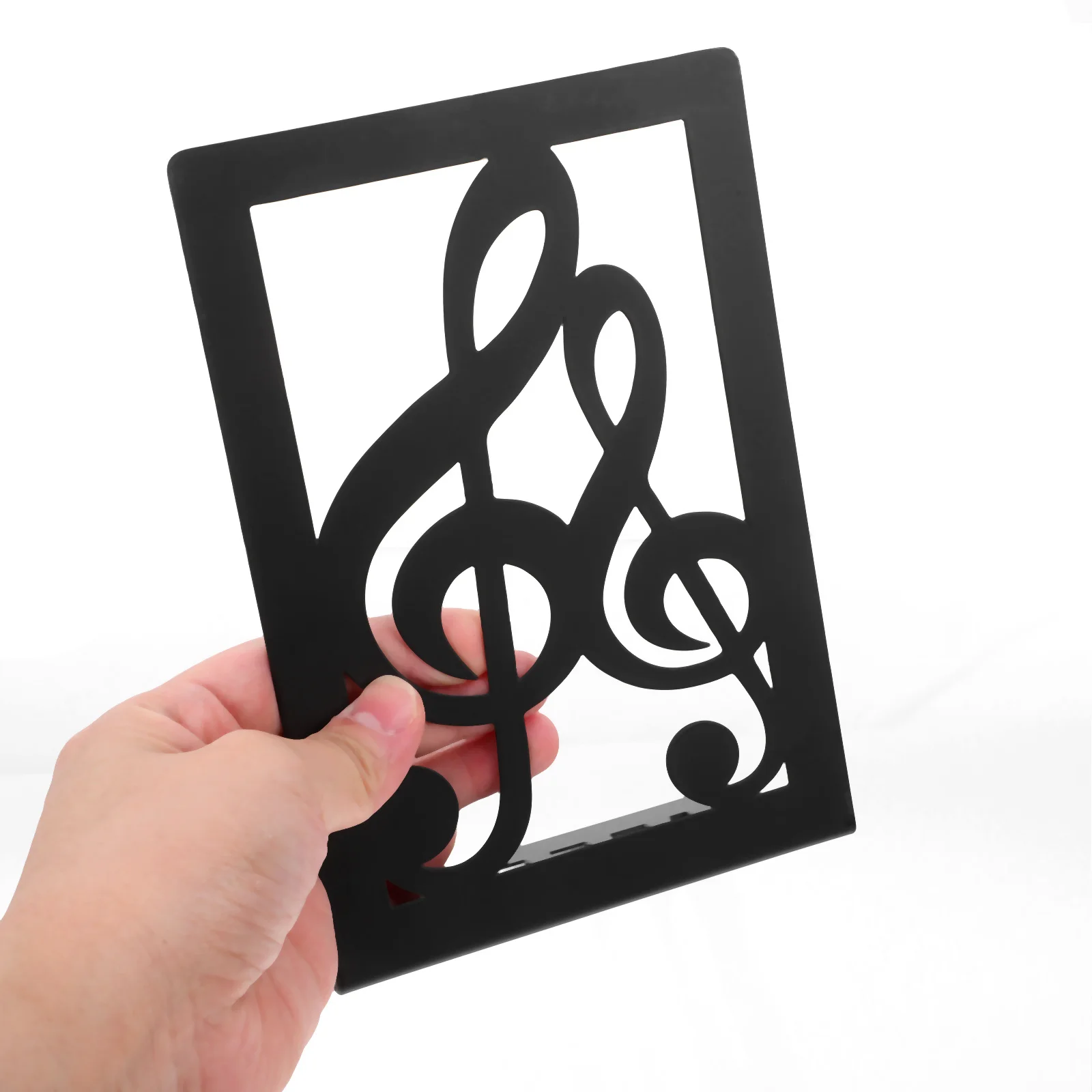 2 قطعة الدفتين على شكل ملاحظة السلس حافة كتاب معدني تقف لسطح المكتب الرف عرض حامل كتب الزخرفية المنظم الحديد Bookend #1