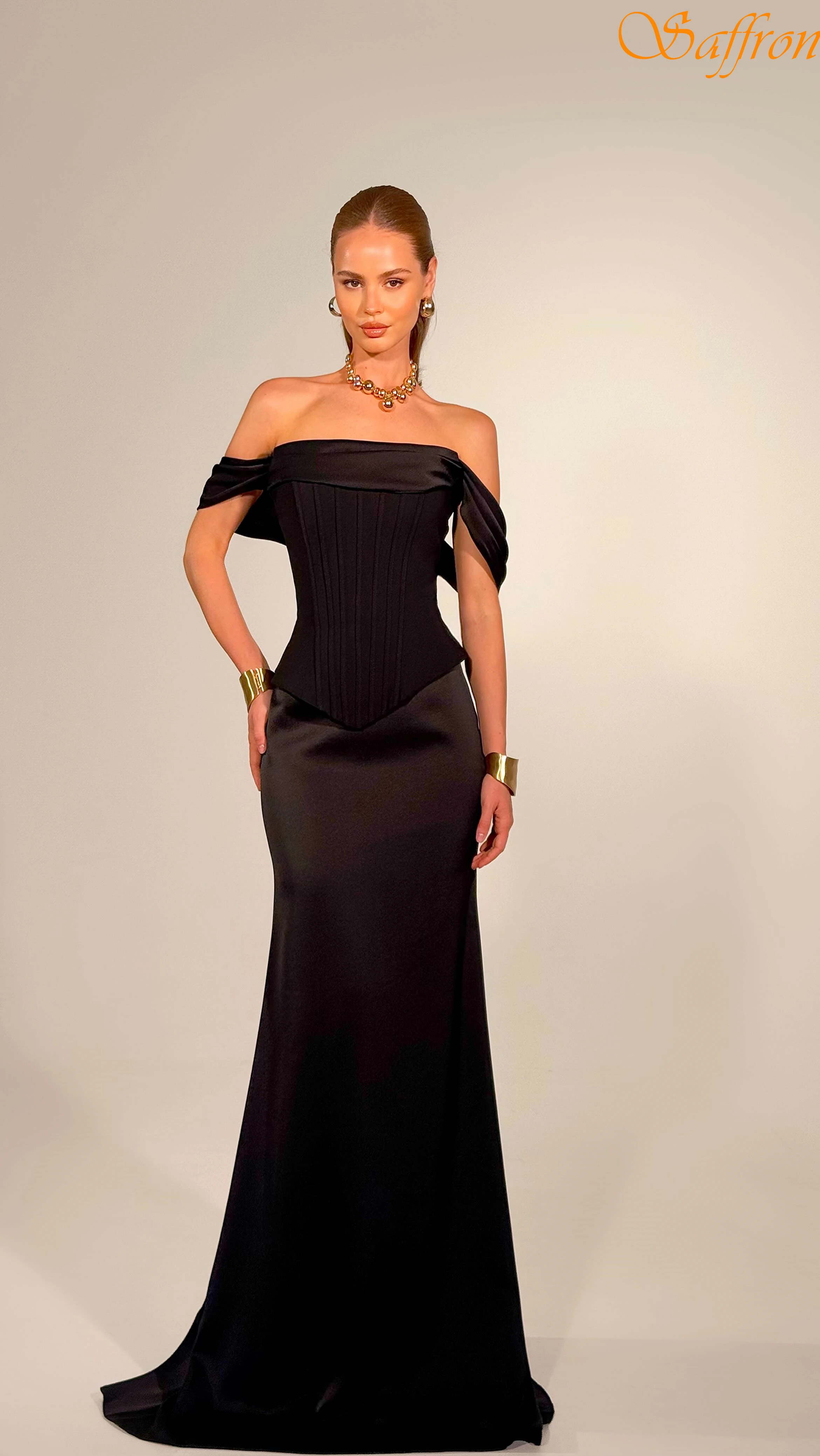

Customized Straight Boat Neck Elegant Formal Evening Dress Temperament High Quality Bespoke Occasion Gowns Delicate Prom Dress