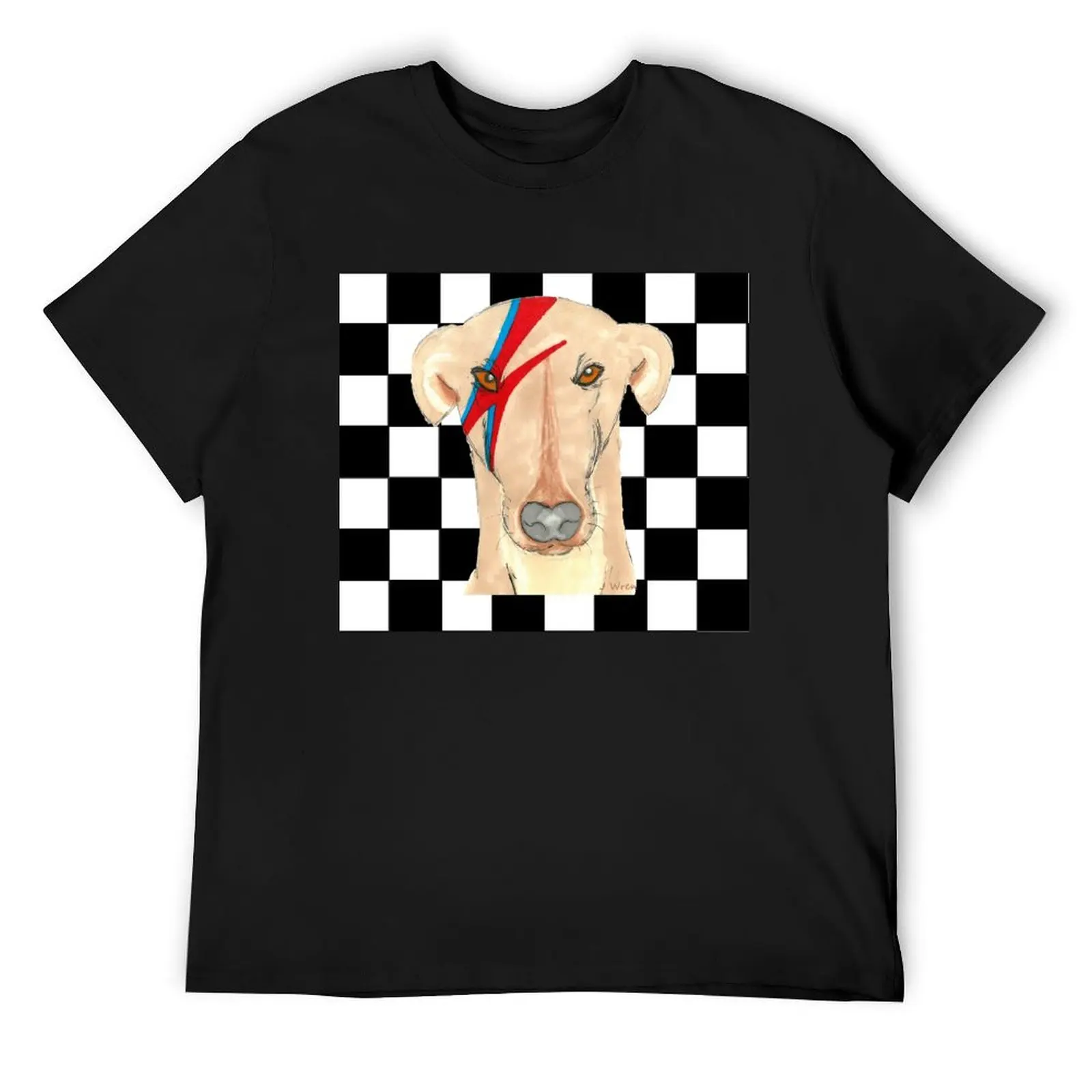 Ska Ziggy Stardog - Greyhound T-Shirt for a boy oversized mens graphic t-shirts