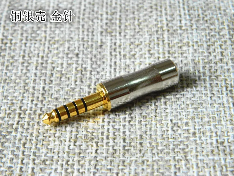 

20PCS 4.4mm 4.4 Plug 5 Pole Balanced Gold Plated For DIY Repair Headphone Earphone PHA-2A TA-ZH1ES NW-WM1Z NW-WM1A