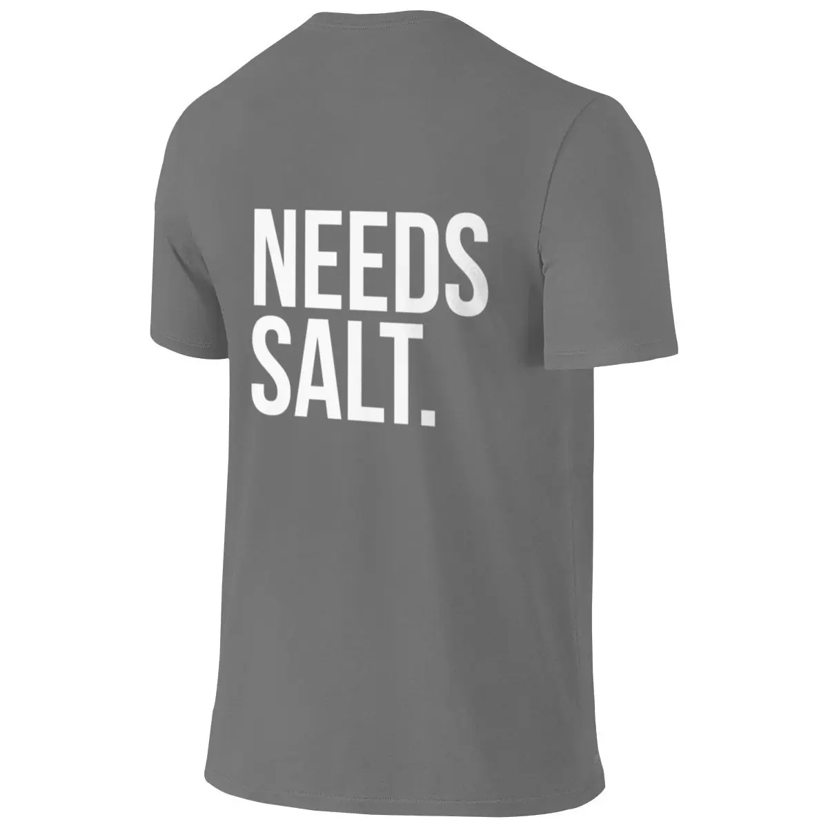 Needs Salt Silly T-shirt Salt Style Reversible T-shirt Street Personality Fun Prints Men's T-shirts
