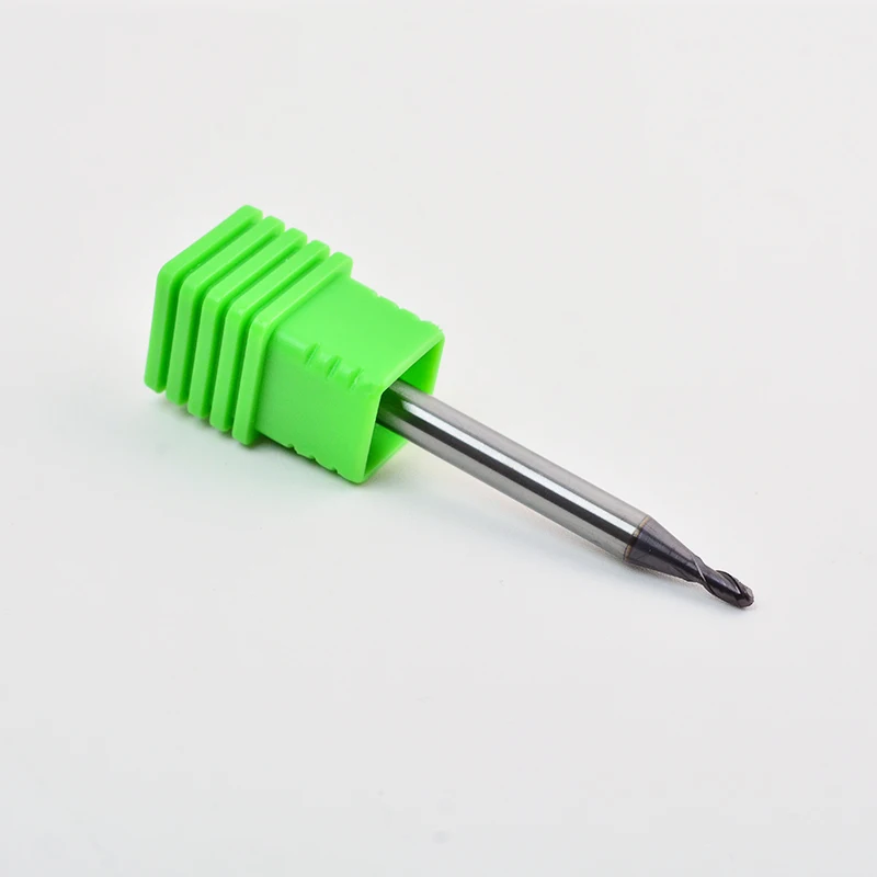 S400 para acero 60HRC o acero inoxidable S136 R1.5 o R0.5 R1 o R2 R3 R4 cortador CNC fresas de punta de bola de carburo de tungsteno sólido