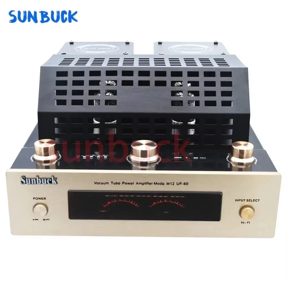 

Sunbuck 6J4P HI-FI 5.0 Non destructive Bluetooth 160W 2.0 Vacuum Tube Amplifier supports USB SD sound Vacuum Tube Amplifier