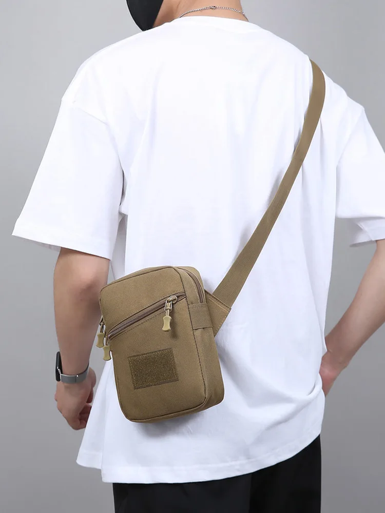 AliExpress scione Tactical Climbing Chest Bag Storage Mini Mobile Phone Pouch Sac Outdoor Fishing Cycling Pack Men Shoulder Crossbody Camping Bags