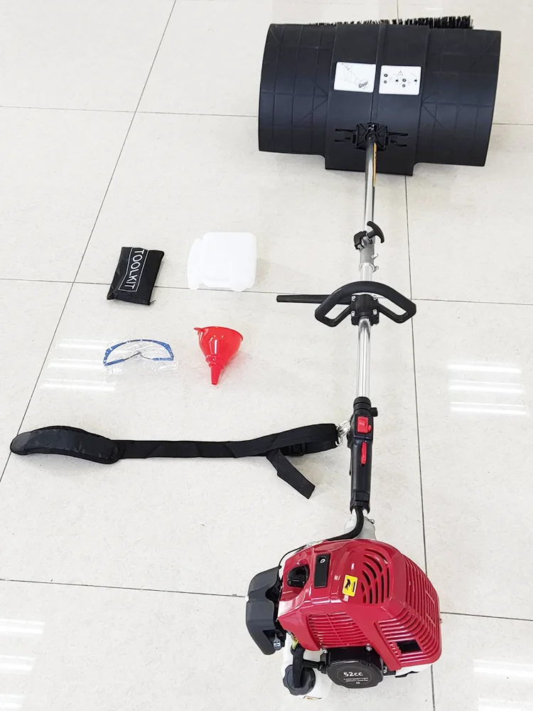 ماكينة تمشيط العشب الاصطناعية بالدفع اليدوي 2025 - أداة تمشيط العشب متعددة الوظائف - مكنسة عشب مثبتة على الجانب