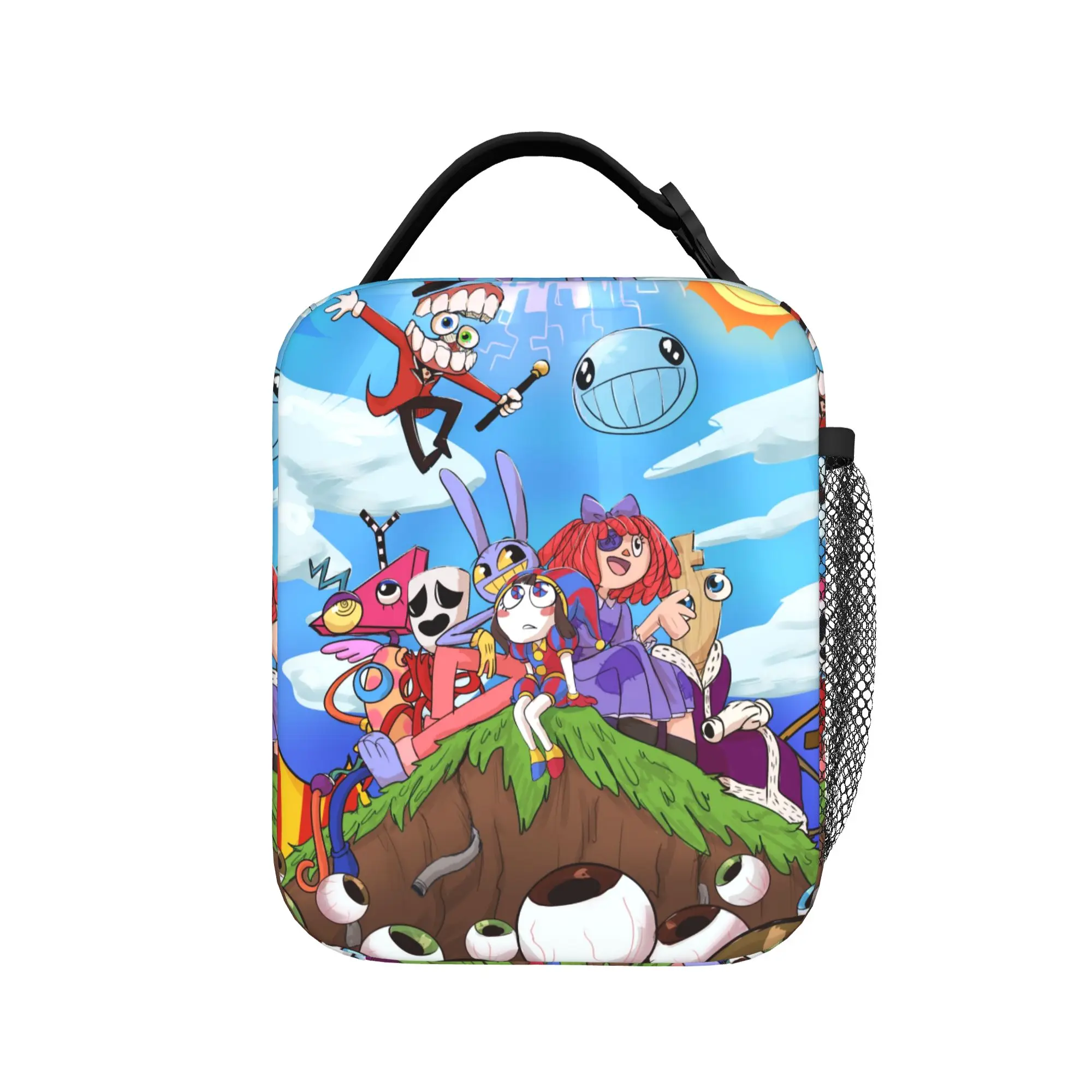 Cartoon Digitals Circus Thermal Insulated Lunch Bag for School  Portable Food Container Bags Thermal Cooler Lunch Boxes