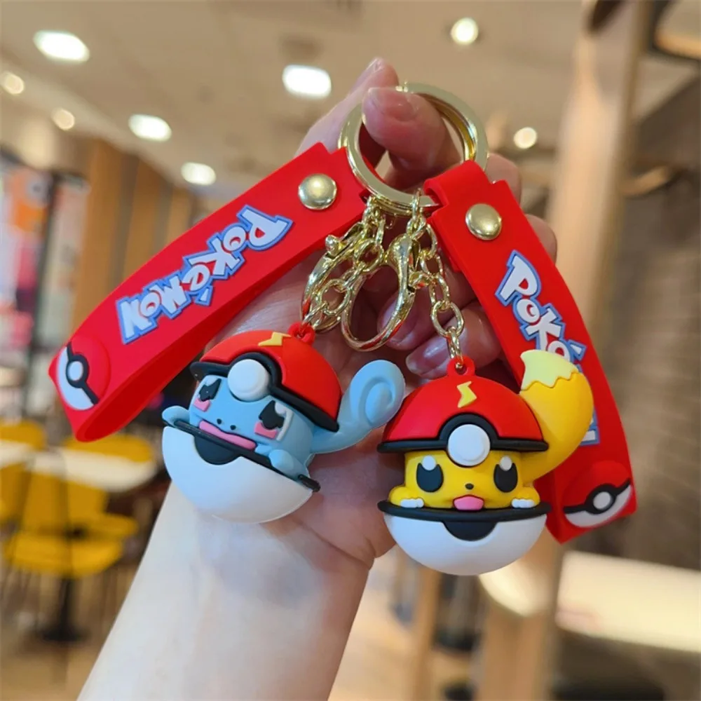 Poké Ball Keychain - Stylish Poké Ball keychain, great for school bags or car keys. Unique Pokémon gift for any fan.