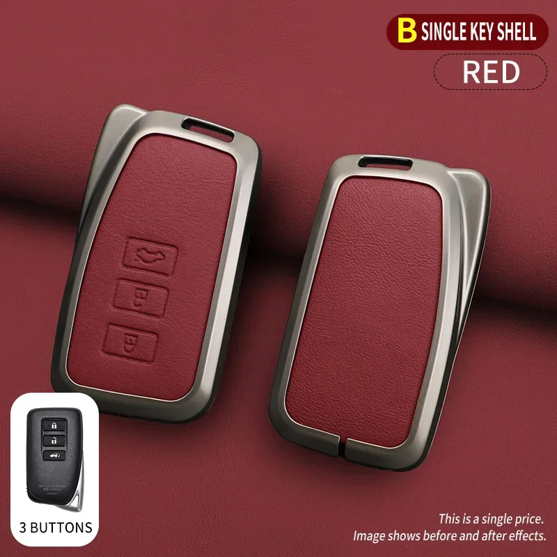 Car Key Case Cover For Lexus CT200H GX400 GX460 IS250 IS300C RX270 ES240 ES350 LS460 GS300 450h 460h Shell Interior Accessories