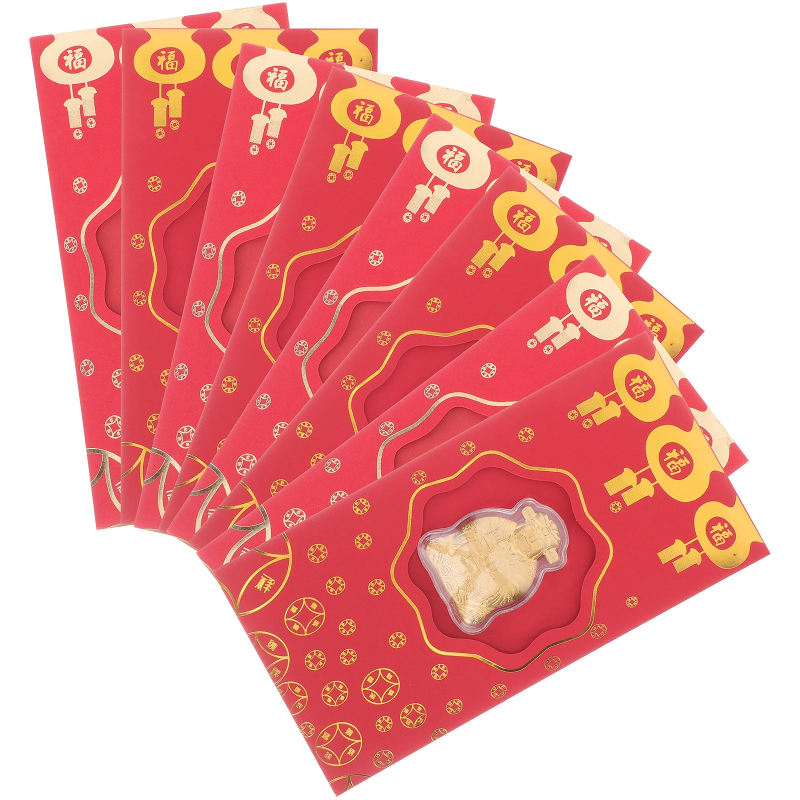 

Red Envelopes God of Chinese Style Lucky Money Pockets New Year Gift Decorative Creative Envelopes Print Products