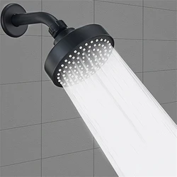 1 Piece Of Bathroom Facilities 4 Inch Black Faucet Replacement Exquisite And Compact Bathroom Beautiful Shower Head Decoration