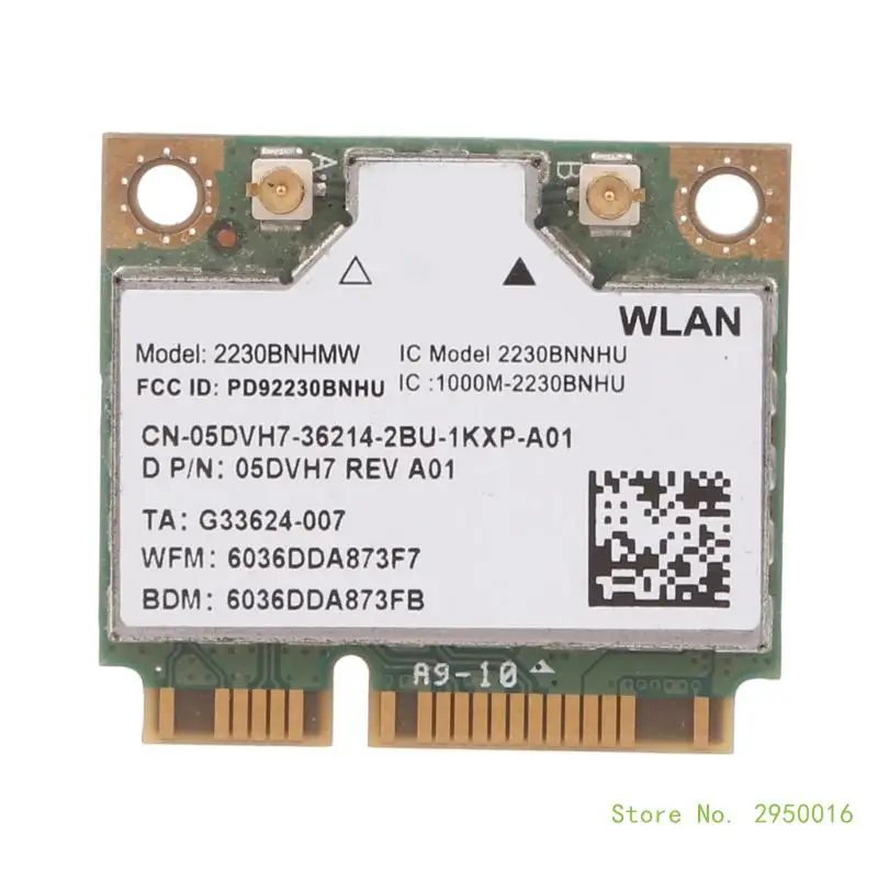 2230BNHMW Wireless-N 2230 300Mbps PCI-E BT + WIFI Card for Centrino 15Z 7720 M17X 14 5DVH7 13z 5323