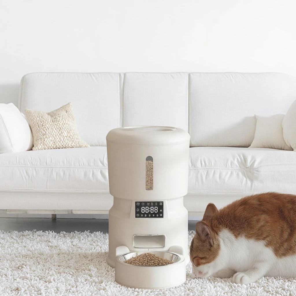 

2024 Modern Hot Selling Automatic Pet Feeder 4L Capacity Smart Pet Food Dispenser Automated Pet Feeder